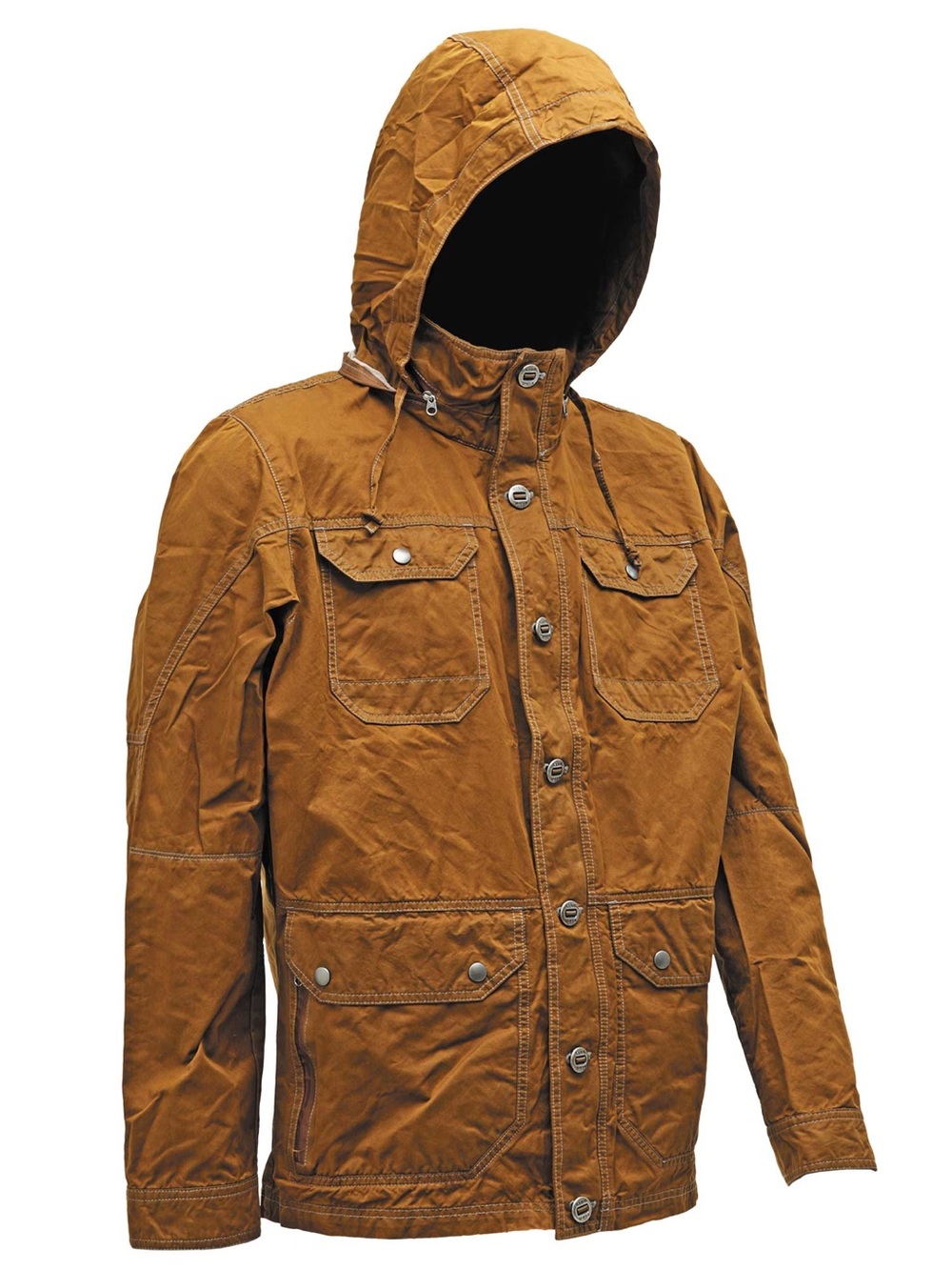 Kuhl Men’s XL Kollusion Quicksand Golden Yellow Field Utility Hiking Jacket